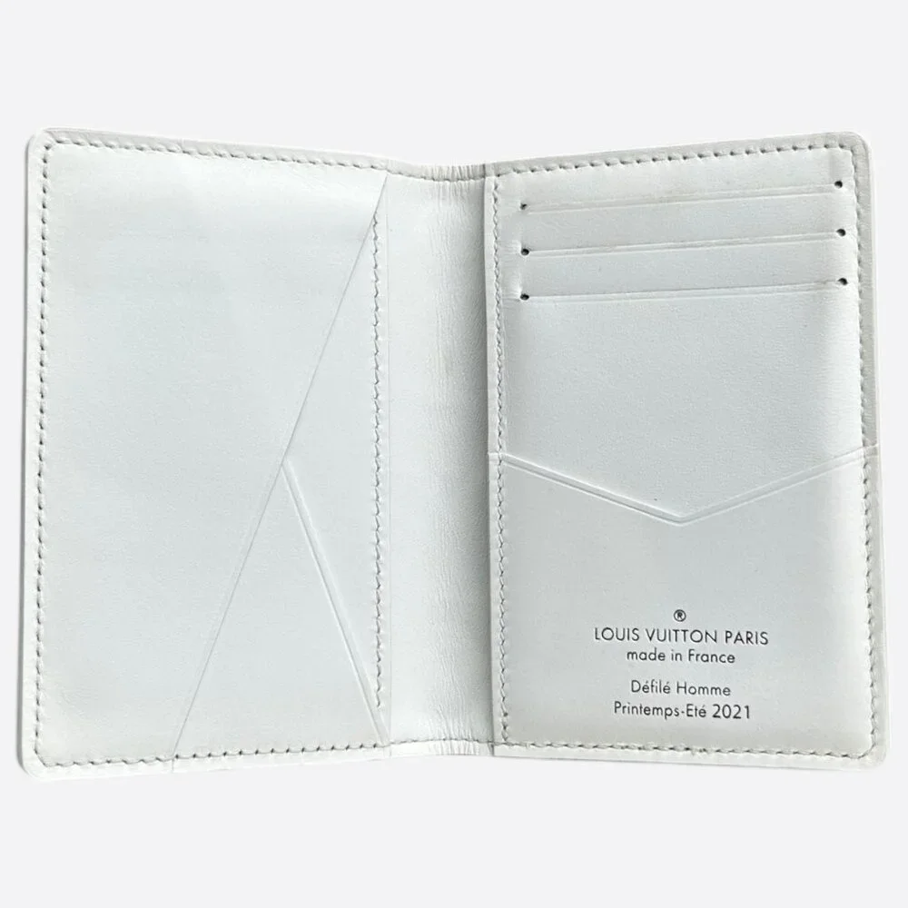 Louis Vuitton White Taurillon Friends Monogram Pocket Organizer - Picture 3 of 4